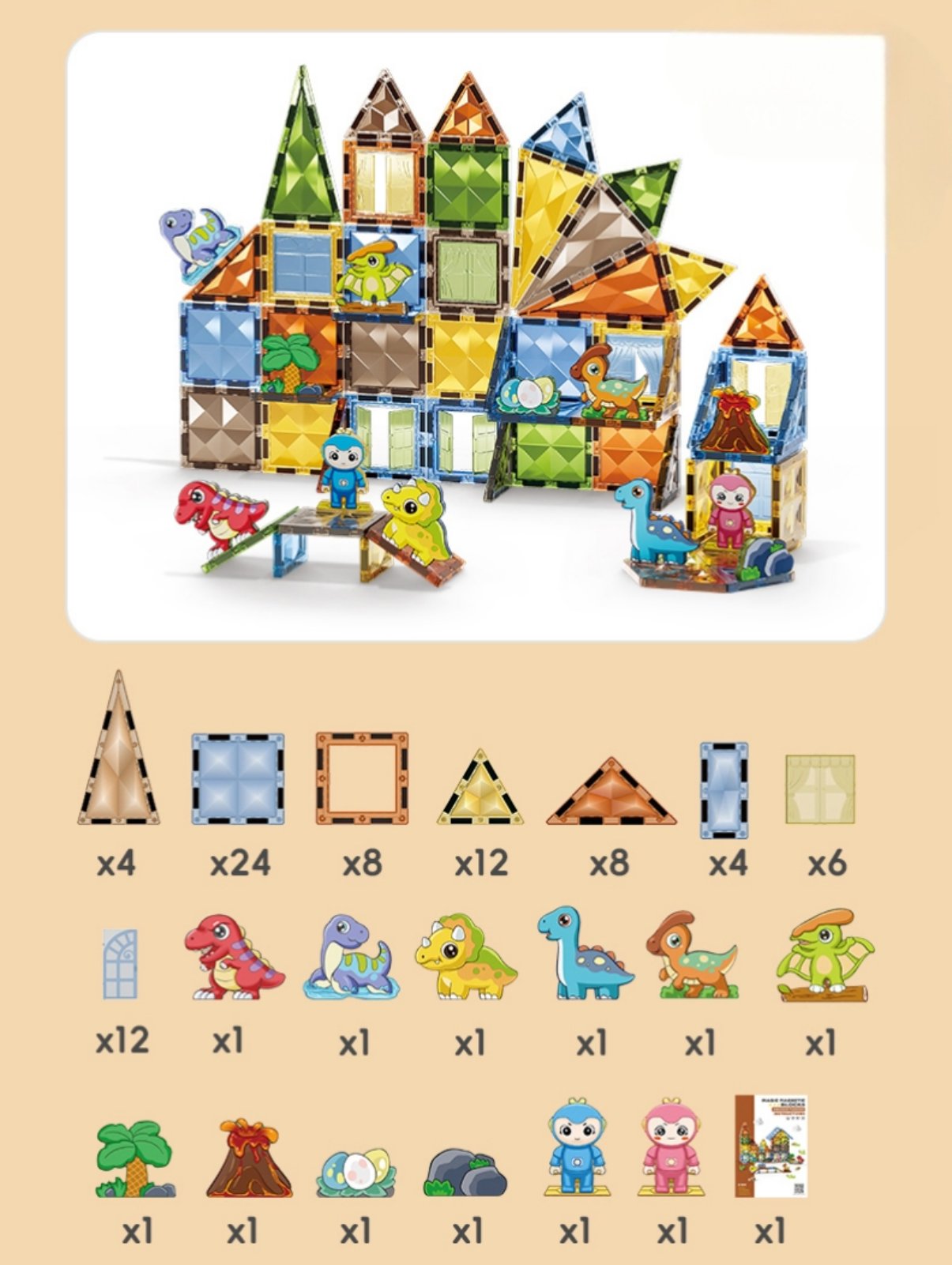 Dino World - 90 delni set
