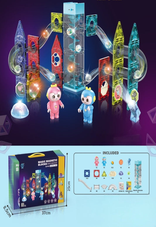 GlowTrack z dvigalom - 82 delni set