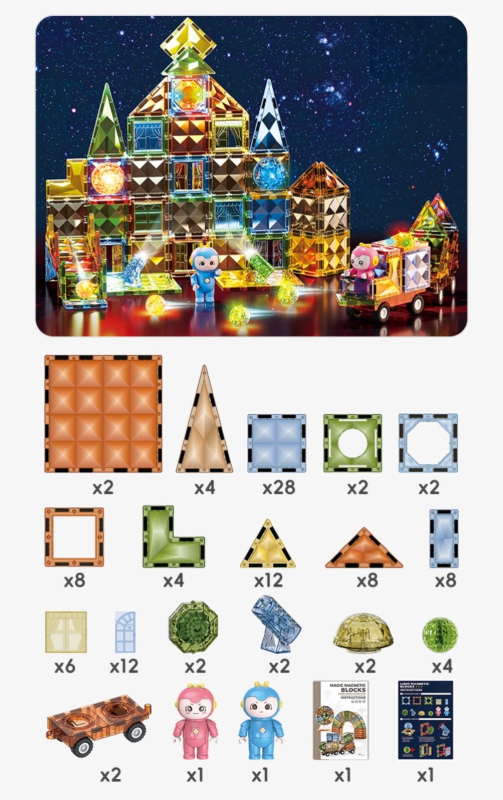 GlowBuilder: Premium Edition - 110 delni set